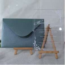 Acrylic Invitation Card Latest  Invitation Card With Envelope